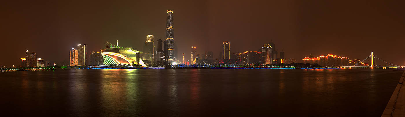 Ночные круизы по жемчужной реке в гуанчжоу
